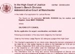 Salford Council in High Court